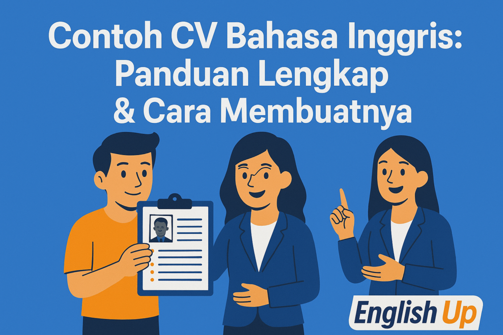 Contoh CV Bahasa Inggris: Panduan Lengkap & Cara Membuatnya - English Up