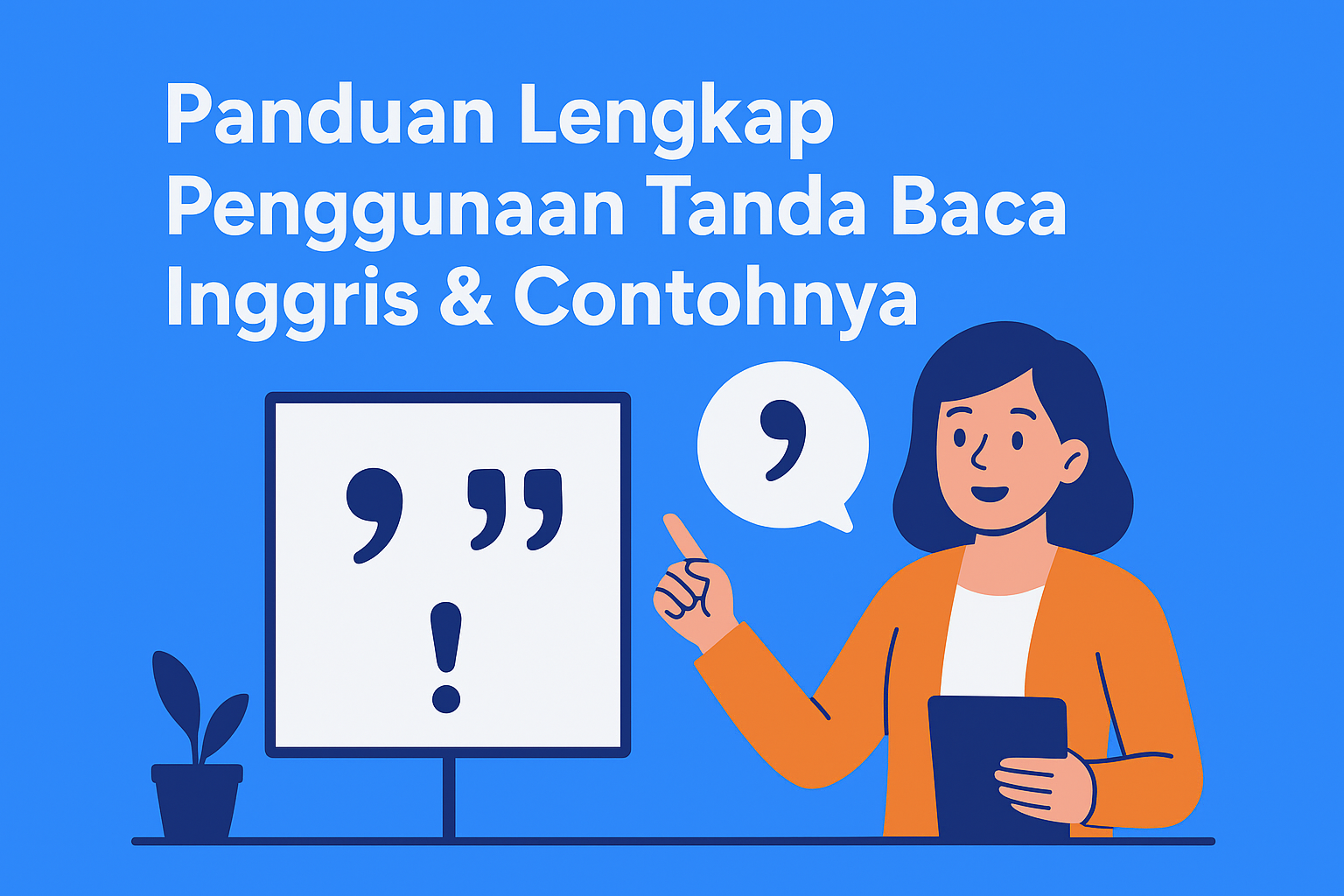 Panduan Lengkap Penggunaan Tanda Baca Inggris & Contohnya - English Up